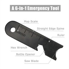 Fire Starter Flint Steel Striker Survival Kit Ferro Rod Camping Outdoor Tool US