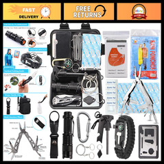 Outdoor Survival Kit – Emergency Gear for Camping, Hiking, Travel & Adventures