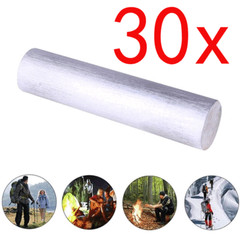 30PCS 99.99％ Mg Magnesium Metal Rod Bar 16mmx9cm Light Fire Outdoor Survival