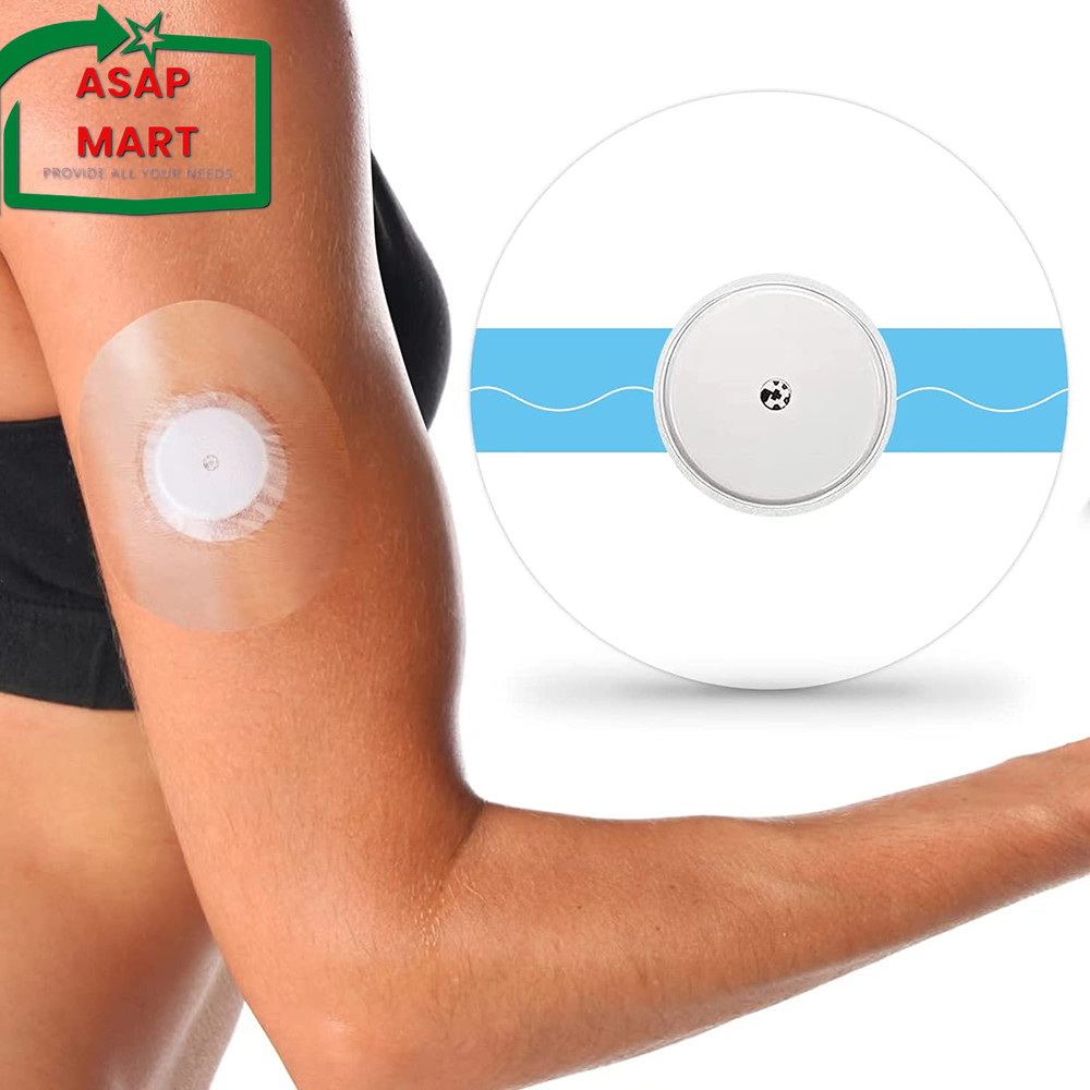 Freestyle Sensor Adhesive Bandage Patches for Libre 2 Cover Waterproof Clear Fil