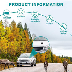 8 Pieces Deer Whistle Avoids Collisions, Deer Whistles for Car Warning Devices A