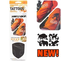 LOT OF 2 NEW Gear Aid Tenacious Tape Tattoos Fabric Repair Tape Patches WILDLIFE