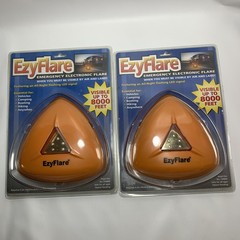 EazyFlare Emergency Electronic Flare 2 Pack New Safety Beacon