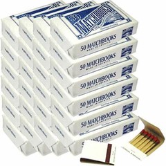 1200 Plain White Matches Matchbook Wedding Birthday Wholesale Made in America