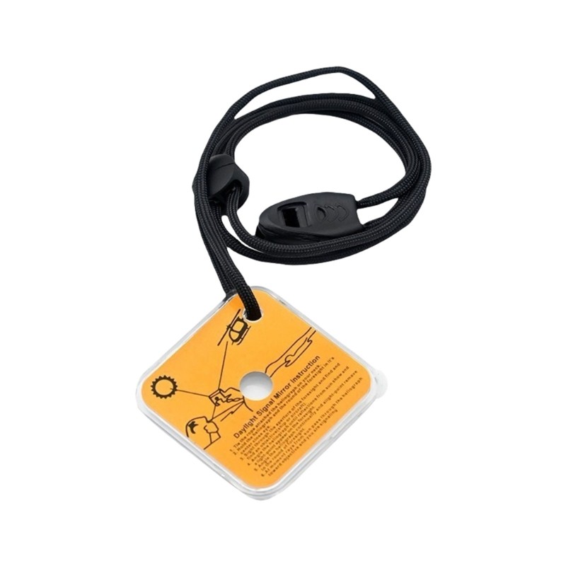 Multipurpose Signal Mirror Outdoor Survival Mirror Emergencies Practical Mirror
