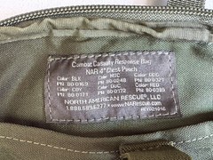 North American Rescue NAR-4 Chest Pouch Kit OD Green + NAR 6.25 Responder Shears