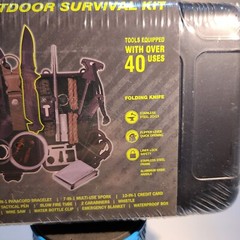 Guidesman Outdoor Survival Kit. Tools Equipped with Over 40 Features.