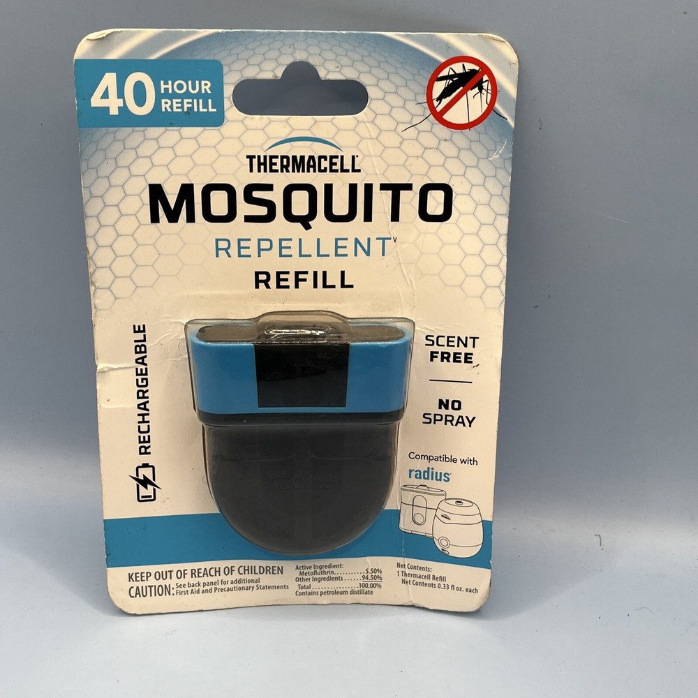 Thermacell ER140 Rechargeable Mosquito Repellent Refill 40 Hour Scent Free
