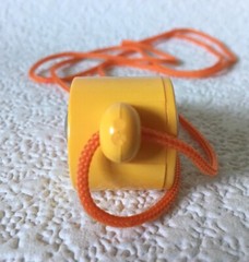 Child’s Duck Shaped Whistle Lanyard Kid’s Safety Emergency Signaling Necklace