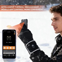 Savior Heated Glove Liners For Men Womenapp Smart Electric Heated Gloves