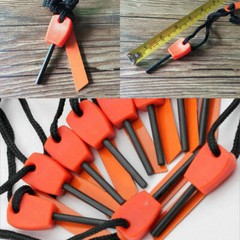 Emergency Fire Starter Flint Steel Striker Ferro Rod Waterproof Camping Lighter