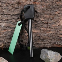 Magnesium Flint Emergency Fire Starter Stick Striker Rod Camping Survival Gear