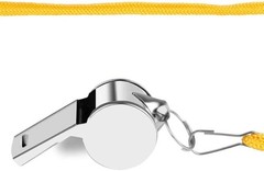 24-Pack Stainless Steel Whistles with Lanyards – Loud, Clear Sound for Coaches,
