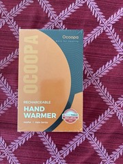 Ocoopa HotPal Halo Rechargeable Hand Warmer Adjustable Heat Orange/Black