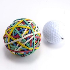 Officemate Rubber Band Ball, Assorted Colors, 4.3 Oz (82027) Multicolor