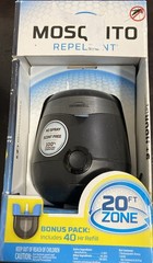 Thermacell E90 Mosquito Repellent Pack Includes 40 Hr Refill- Black NEW