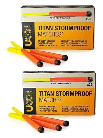 TITAN STORMPROOF MATCHES REFILL 2 PACKS