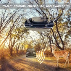 4 Pack Car Deer Whistle Warning for Car Horn Unit, Deer Whistle for Vehicles wit