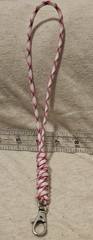 Breast Cancer Awareness 550 Paracord Wrist Lanyard And Zipper Pulls/Key Rings
