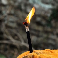 4x 30cm Beeswax Rope Outdoor Camping Picnic Barbecue Igniter Fire Rope Handheld