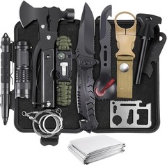 Ultimate Survival Kit 14 in 1 Tactical Tools Waterproof Case for Outdoor Lovers