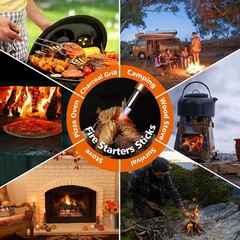 USKICH Fire Starters 150 Pack Wax Wood Fire Lighter BBQ Fireplace Campfire