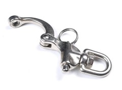 Swivel Eye Snap Shackle Quick Release Bail Rigging Sailing Boat Marine Stainl…