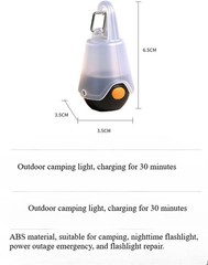 Lightweight Waterproof USB Rechargeable Flashlights Survival for Indoor Outdoor