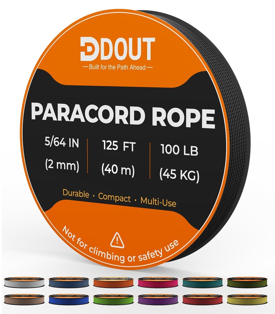 2mm Paracord, Micro Paracord Rope, Thin Braided Cord