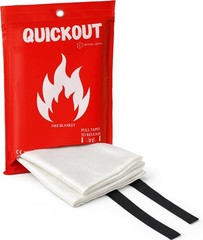 Fire Blanket Survival Cover for Kitchen – Home Safety Heat Protection for Sma…