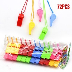 72-216x Plastic Whistles Bulk Whistles Training Sports Whistles with Lanyard US