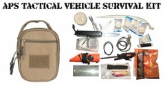 NEW 29pc Portable Survival Carry Kit for Vehicle Car Truck COYOTE TAN