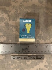Emergency/Survival: UST Jet Scream Emergency Whistle, 122dB, Pea-Less FLOATS