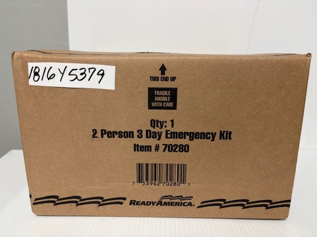 Ready America 70180 72 Hour Emergency Kit, 1-Person, 3-Day Backpack, Includes