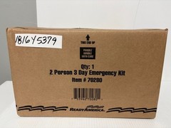 Ready America 70180 72 Hour Emergency Kit, 1-Person, 3-Day Backpack, Includes