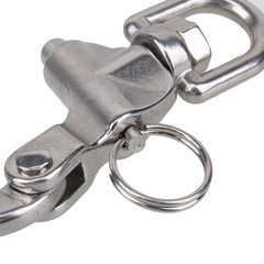 304 Stainless Steel Snap Shackle with Small Swivel Bail Marine Boat Hardware