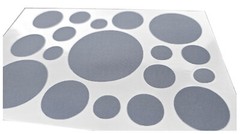 x-repair 18pcs Self Adhesive Repair Patches Circles Repair Stickers Nylon