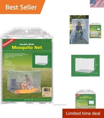 Rectangular Mosquito Net for Camping, Travel – Lightweight & Washable 78″x32″