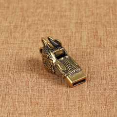 Brass Dragon Whistle Keychains Pendant Pants Bag Whistle Pendant Car Key Pendant