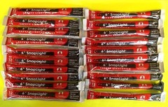 Lot Of 20 Cyalume Red 6″ Lightsticks Prepper Bug Out Bags Survival EMP EX05/2022