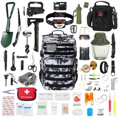 Skywod, Professional Survival Gear Set – First Aid Medium, White Camouflage