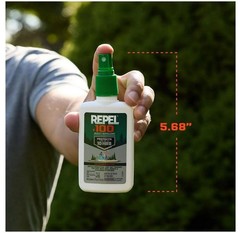 Repel 100 Insect Repellent, Pump Spray, 4-Fluid Ounces, 10-Hour Protection khry