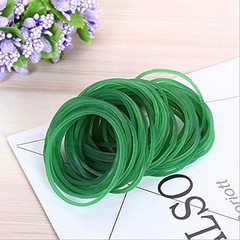 AMUU Rubber Bands 300pcs Green Small for Office 300PCS,