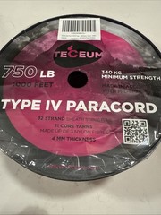 1000’ Type IV Paracord 750 LB Parachute & Tactical Cord w/ 32 Strand Inner Core