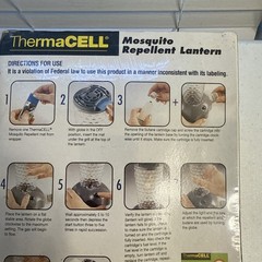 Thermacell Mosquito Repellent Outdoor Lantern 15’ Protection New And Sealed