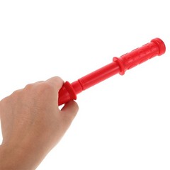 2Pcs Durable Plastic Rocking Horse Handles Universal Toddler Toy Replacement Red