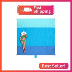 WEKAPO Beach Blanket Sandproof Waterproof, Extra Large Beach Mat