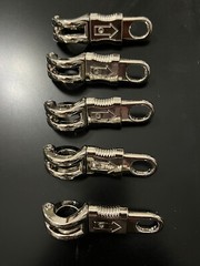 Qty 5 – Silver Panic Snaps for 550 Paracord Get Back Whip