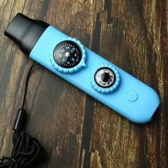 Emergency Survival Safety Whistle，Whistle for Kids with Lanyard,Compass,Therm…