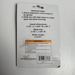 Ultimate Magnesium Fire Starter – Emergency Flint Survival Tool – Bug Out EDC